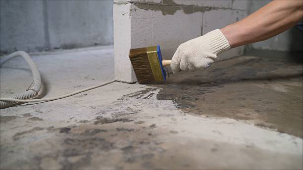 SJ Waterproofing Pros Waterproofing coverage map for Amherst, WI and surrounding area